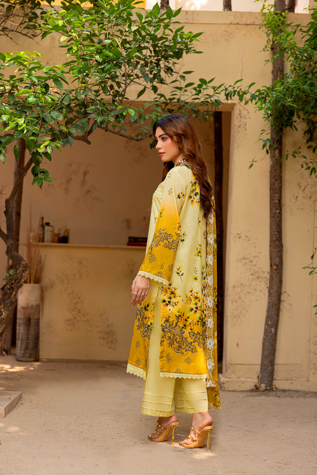 EMBROIDERED 3 PC LAWN