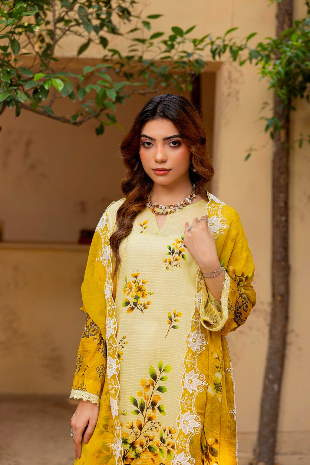 EMBROIDERED 3 PC LAWN