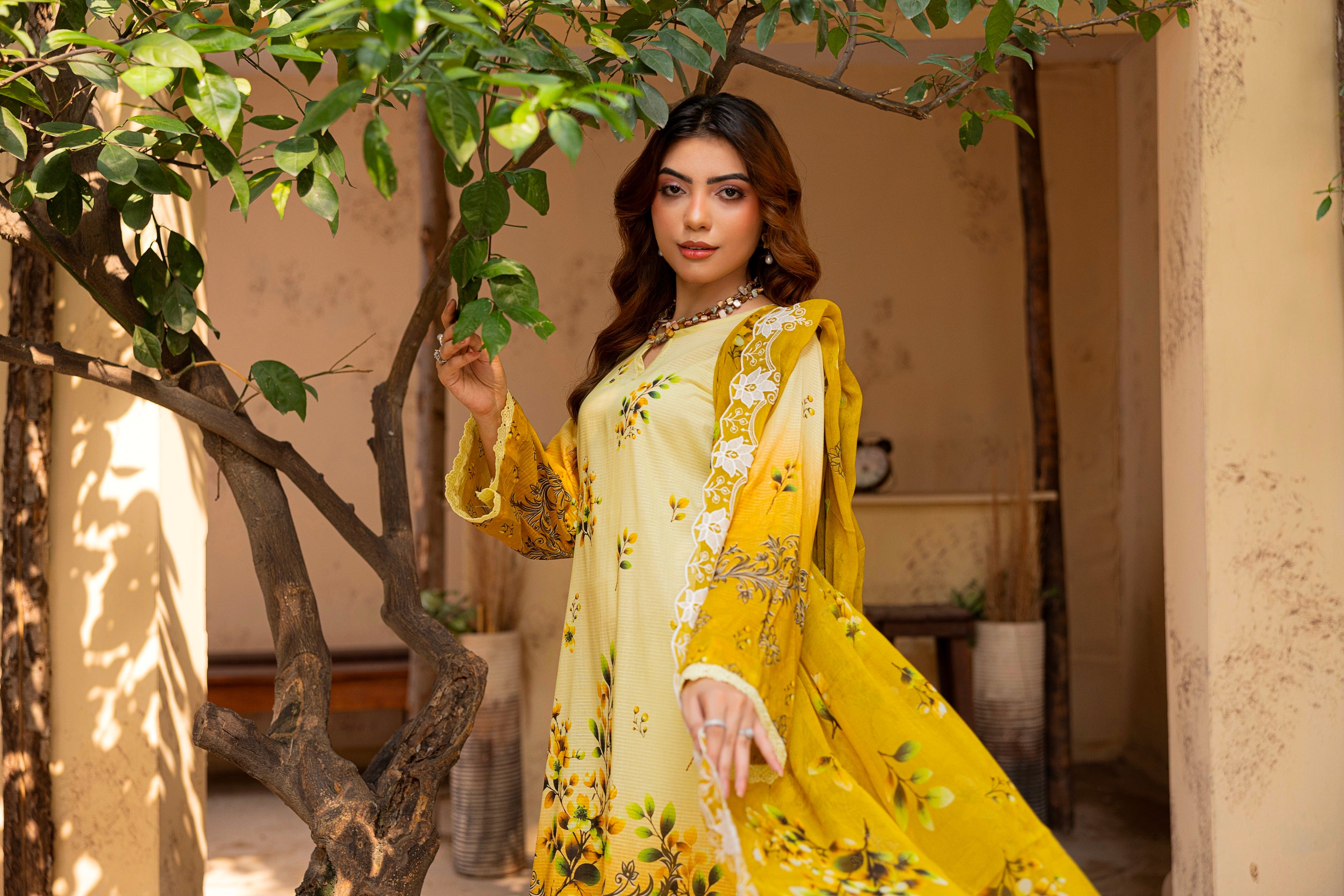 EMBROIDERED 3 PC LAWN