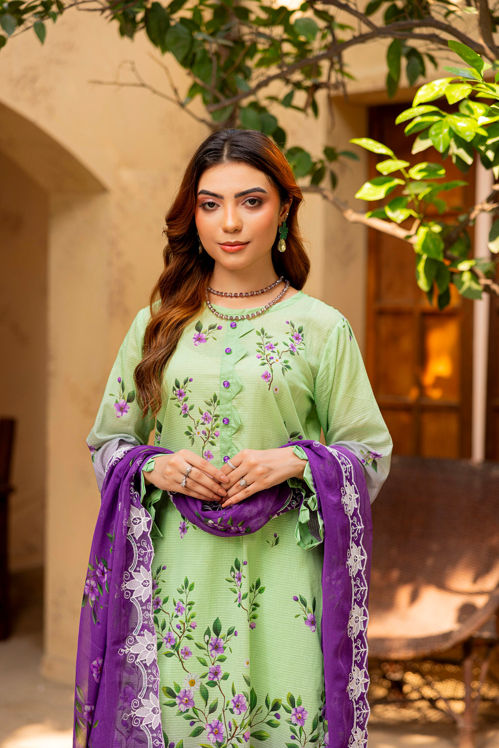 EMBROIDERED 3 PC LAWN