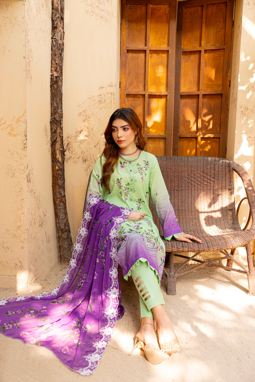 EMBROIDERED 3 PC LAWN