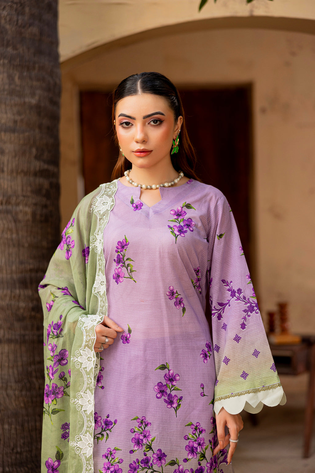 EMBROIDERED 3 PC LAWN