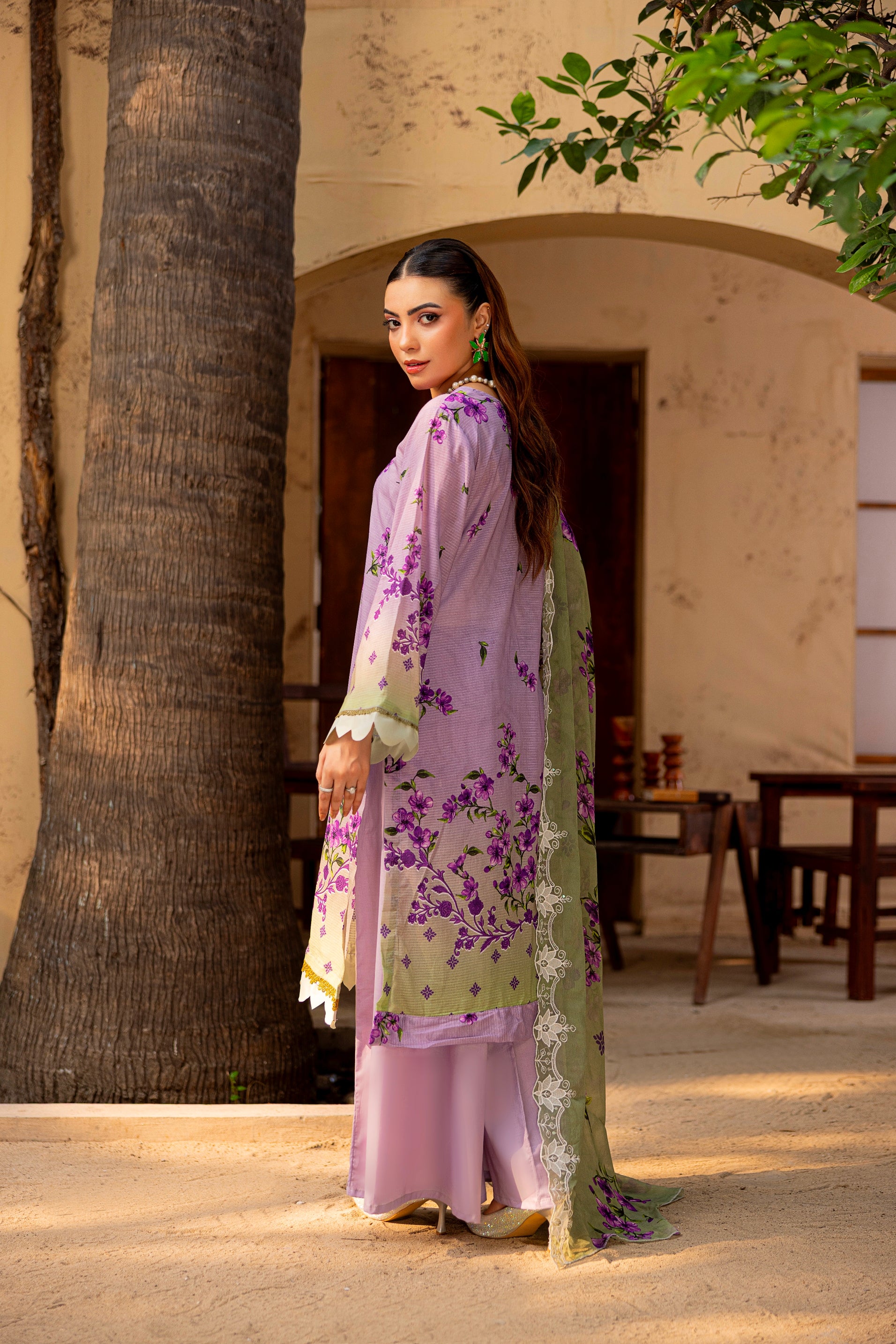 EMBROIDERED 3 PC LAWN