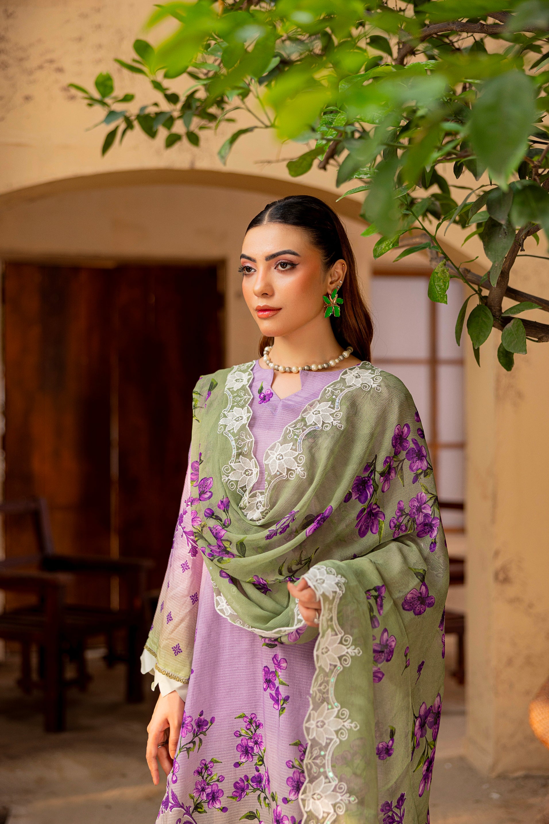 EMBROIDERED 3 PC LAWN