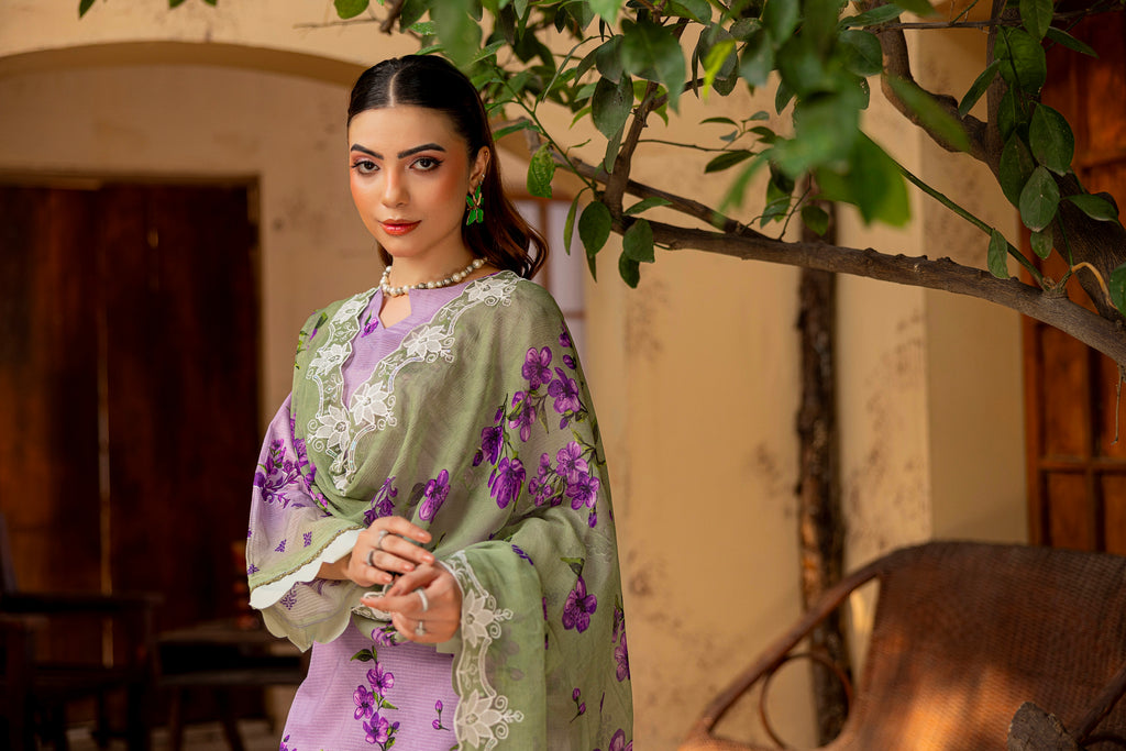 EMBROIDERED 3 PC LAWN