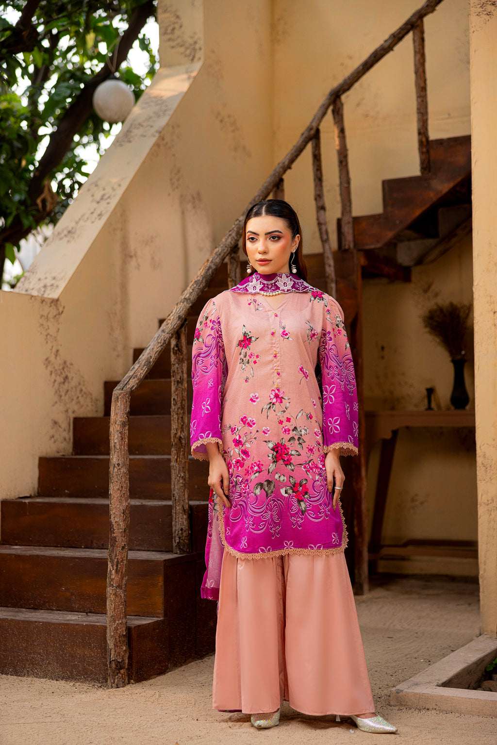 EMBROIDERED 3 PC LAWN