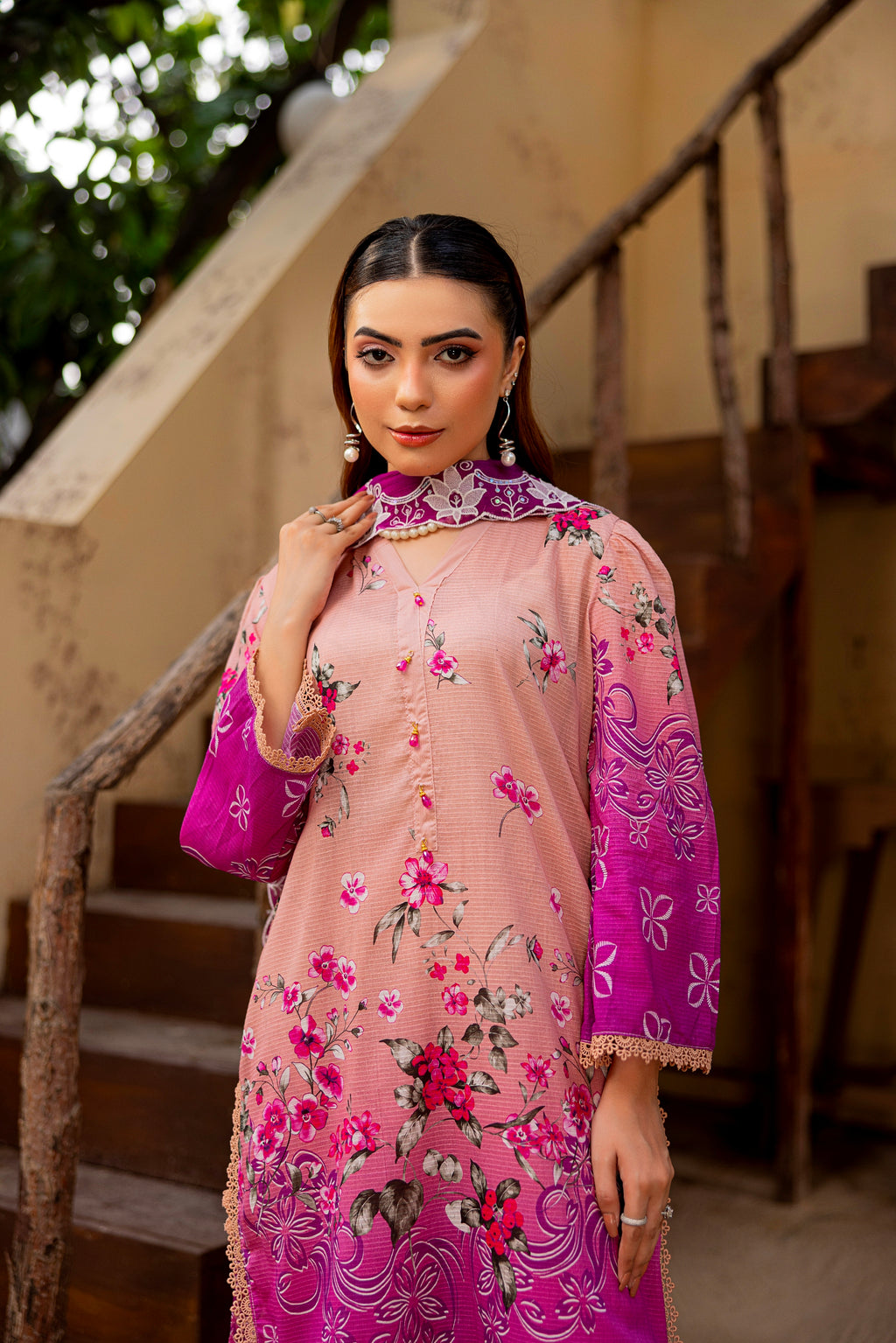 EMBROIDERED 3 PC LAWN