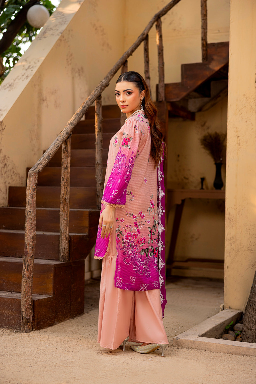 EMBROIDERED 3 PC LAWN