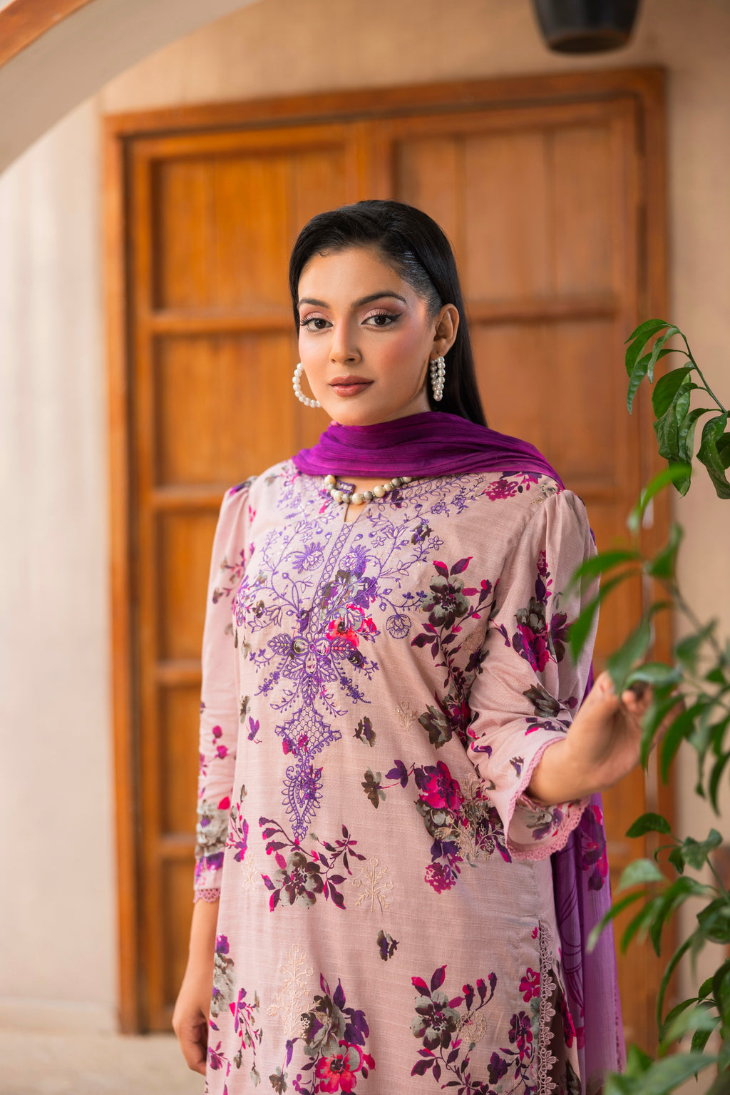 EMBROIDERED LAWN 3 PIECE