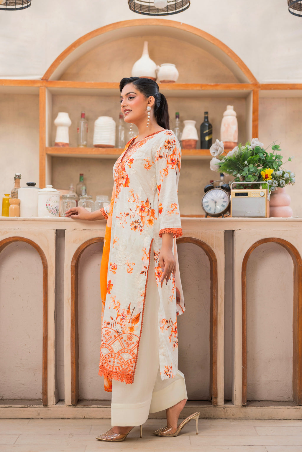 3 PIECE EMBROIDERED SUIT