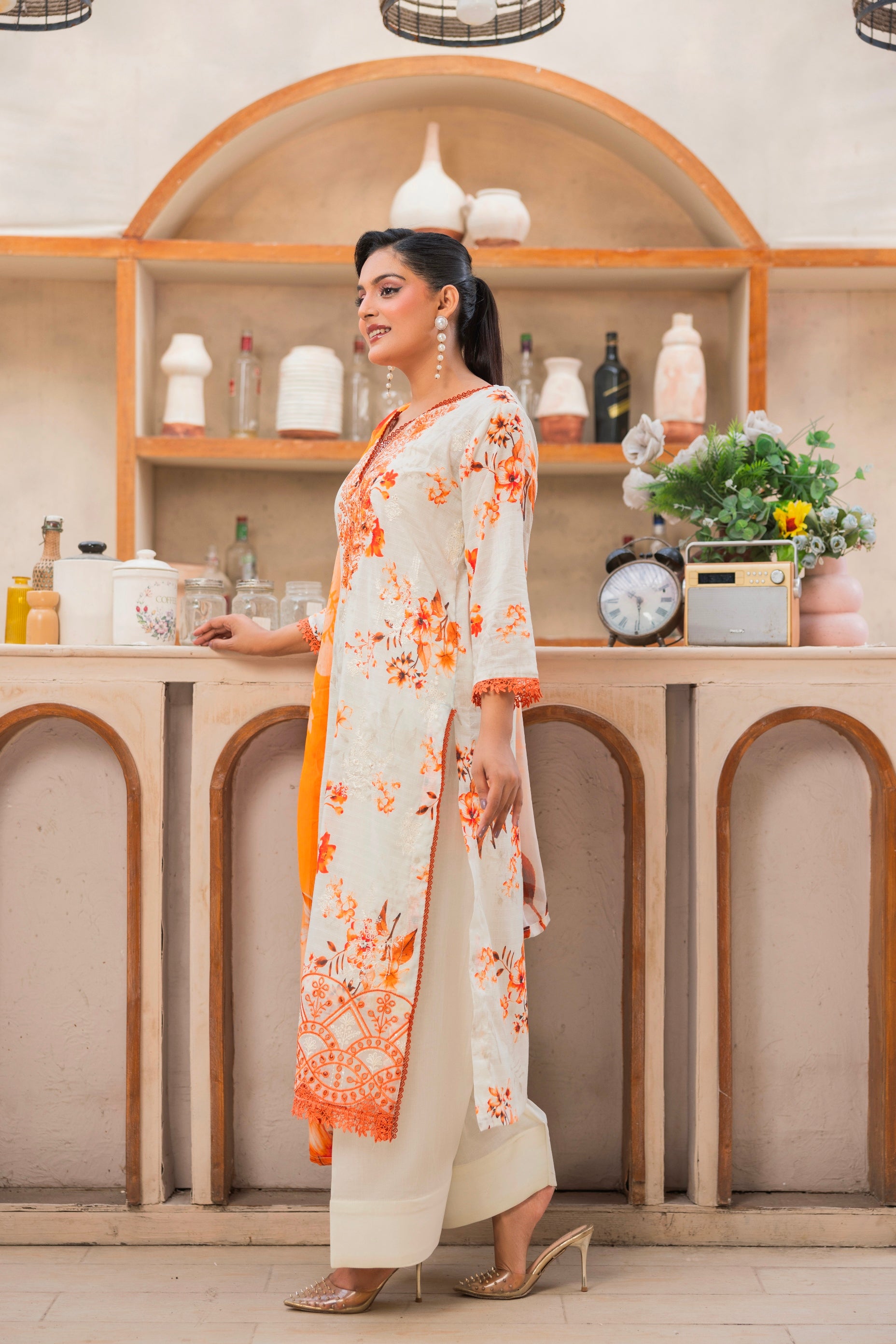 3 PIECE EMBROIDERED SUIT