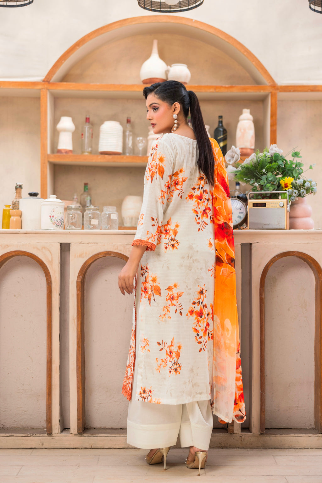 3 PIECE EMBROIDERED SUIT