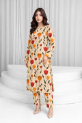 Digital Print Linen 2pc D-12