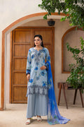 EMBROIDERED LAWN SUIT 3 PIECE