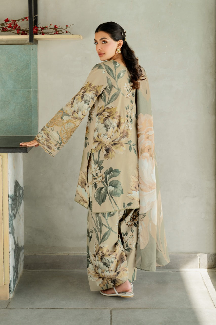 LATEST DIGITAL PRINTED LAWN 3 PIECE SUIT