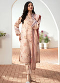 BAROQUE All Over Digital Printed Linen 3-Piece Suit for Women