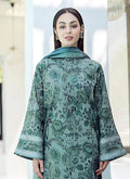 BAROQUE All Over Digital Printed Linen 3-Piece Suit for Women