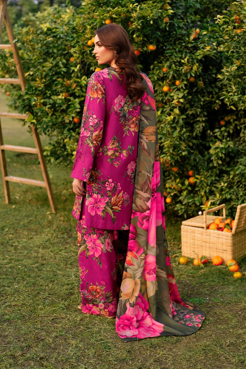 LUXURY DIGITAL PRINTED LAWN 3 PIECE SUIT
