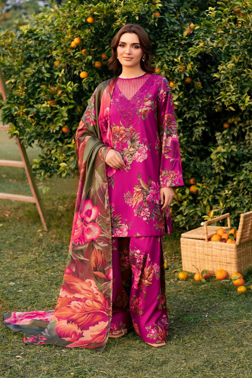 LUXURY DIGITAL PRINTED LAWN 3 PIECE SUIT