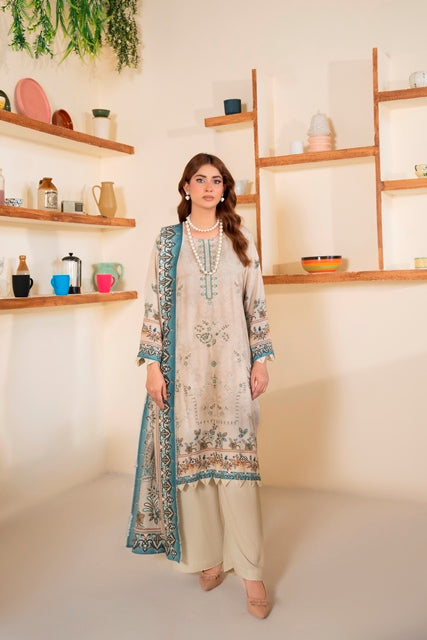 EMBROIDERED 3 PIECE SUIT