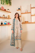 EMBROIDERED 3 PIECE SUIT