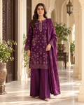 Luxury Dhanak Velvet 3-Piece Suit
