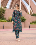 Sapphire Gold ALLOVER Slub linen 2pc