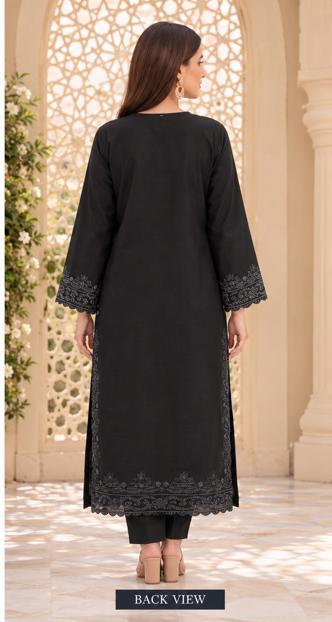 Full Length Embroidered Kaftan for Women