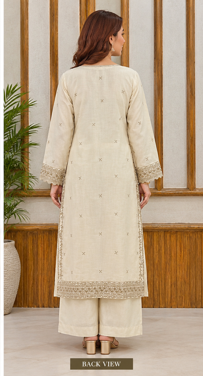 Full Length Embroidered Kaftan for Women