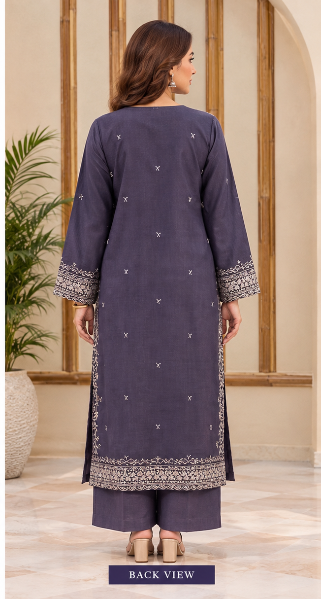 Full Length Embroidered Kaftan for Women