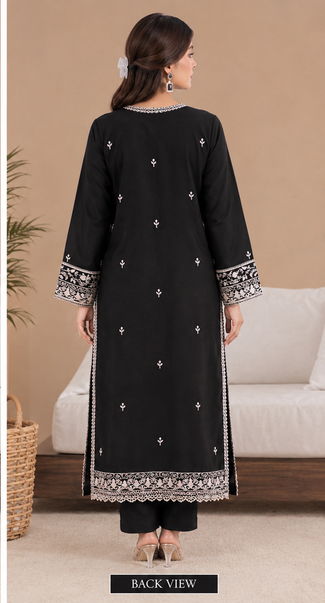 Full Length Embroidered Kaftan for Women