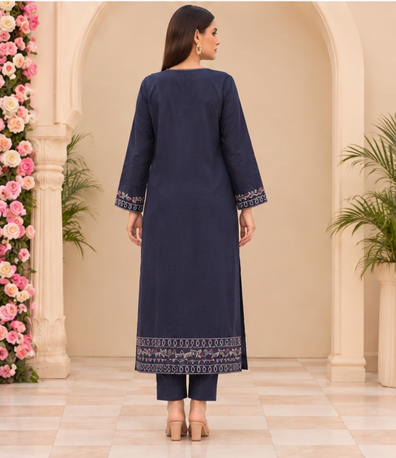 Full Length Embroidered Kaftan for Women