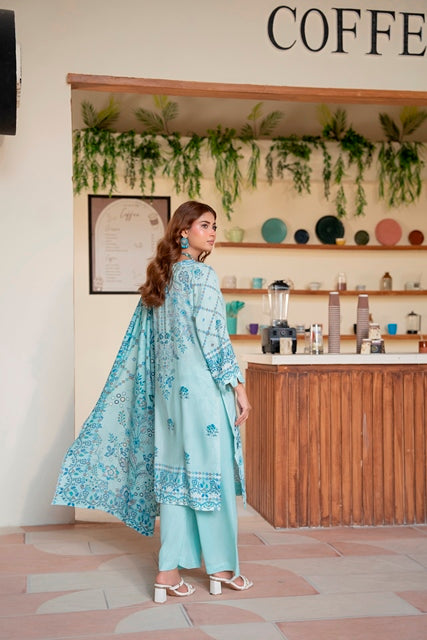 EMBROIDERED 3 PIECE SUIT