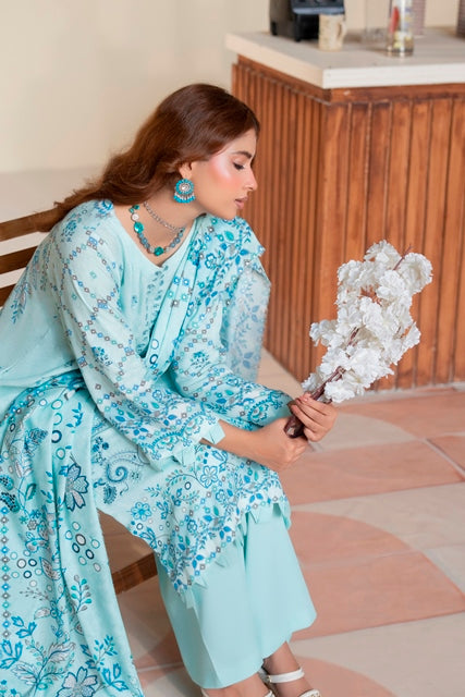 EMBROIDERED 3 PIECE SUIT