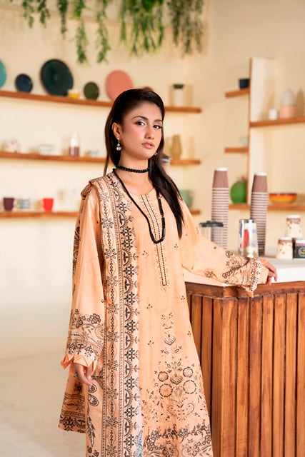 EMBROIDERED 3 PIECE SUIT