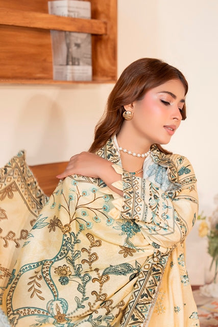 EMBROIDERED 3 PIECE SUIT