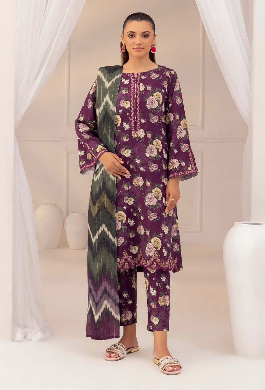 BEAUTIFUL DIGITAL PRINTED LAWN 3 PIECE SUIT