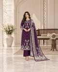 Premium Digital Printed Linen 3-Piece Suit for Women