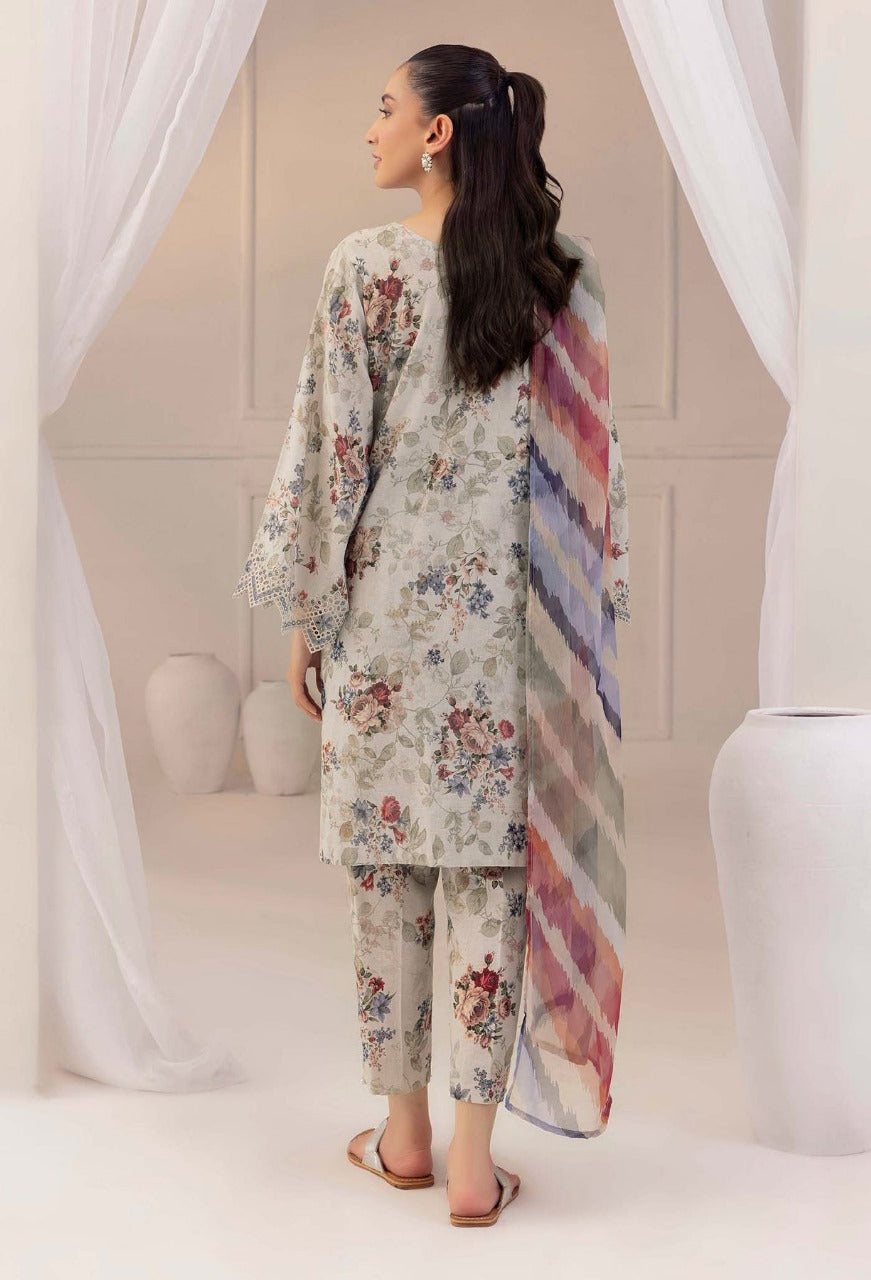 LUXURY DIGITAL PRINTED LAWN 3 PIECE SUIT