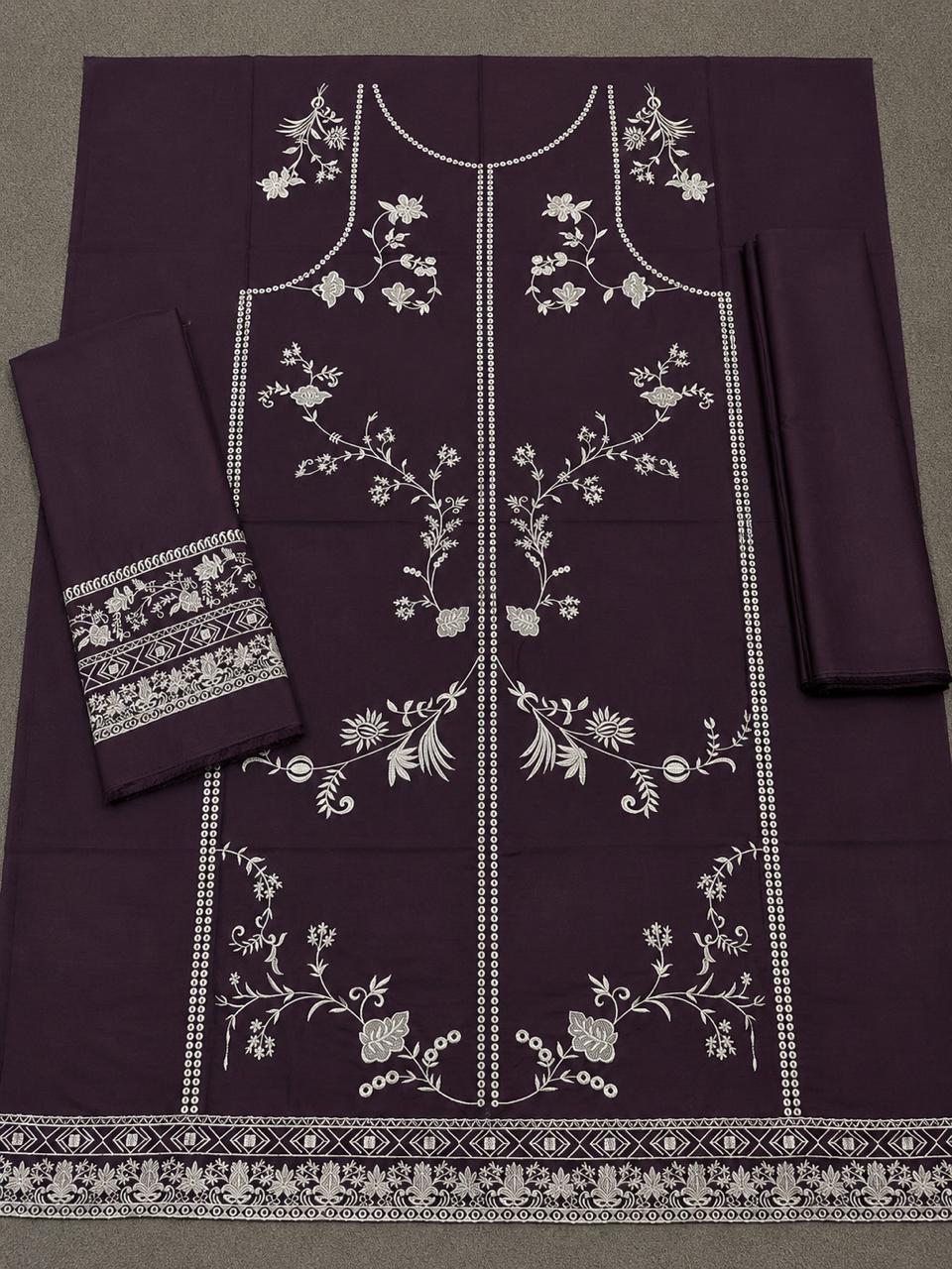 Full Length Embroidered Kaftan for Women