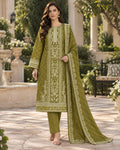 Premium Digital Printed Linen 3-Piece Suit for Women