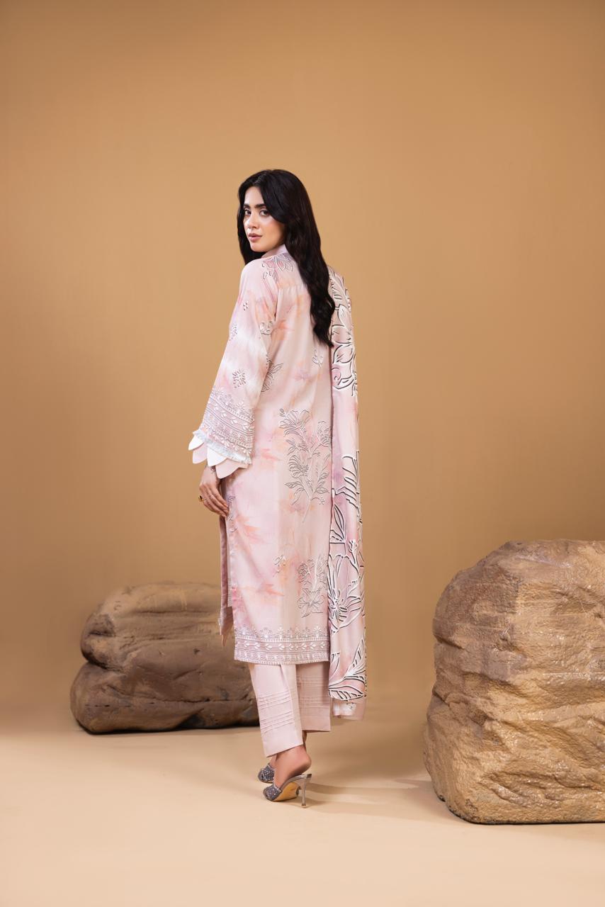 EMBROIDERED 3 PIECE SUIT